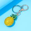 Cartoon Simulation Fruit Keychain Heart Shape Bag Charms Fruit Bag Pendant Keychain  Bag Decoration