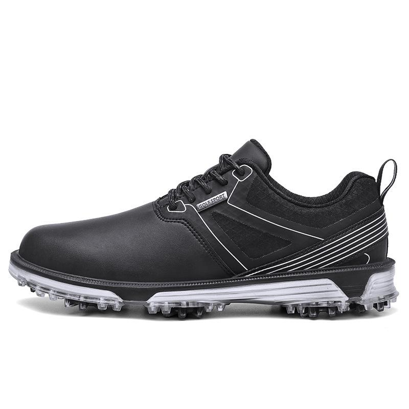 Autumn and Winter New Men's Golf Shoes Low-top Casual Shoes Thick-soled Sports Men's Shoes with Nails Outdoor Men's Shoes Trendy Shoes