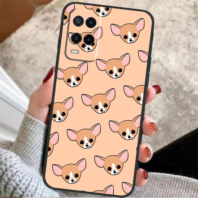 Etui Pies Chihuahua Do Oppo A38 A74 A94 A54 A18 A58 A78 A98 A80 A60 A40 A96 A76 A16 A15 A17 A57 A77 A5 Pro