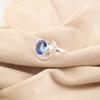 Tanzanite Gemstone 925 Sterling Silver Handmade Jewelry Engagement Ring For Her RR-48-12