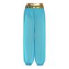 Mädchen Bauchtanz Kostüm Patchwork Pailletten Quasten Hose Eingearbeiteter Slip Elastische Beinöffnung Hose