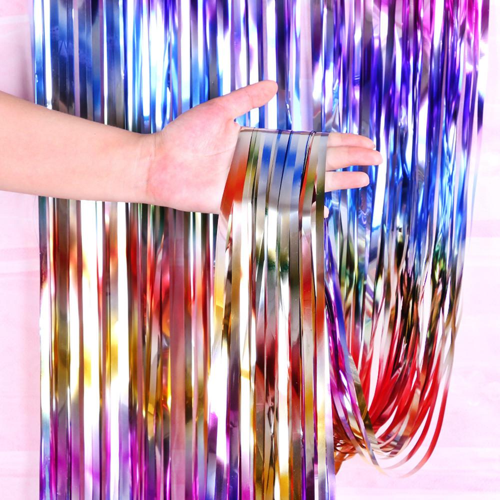 Colorful X2m Rain Curtain For Stylish Birthday Parties Weddings And Events Christmas
