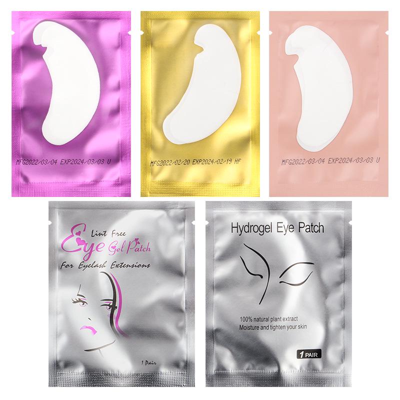 U-shaped Hydrogel Non-woven Eyelash Isolation Patches for Extensions