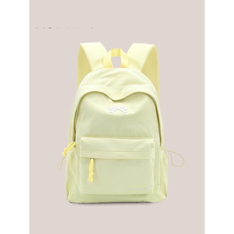 Schoolbag schoolbag junior high school girls bow high value girl heart backpack 1011 summer college student backpack
