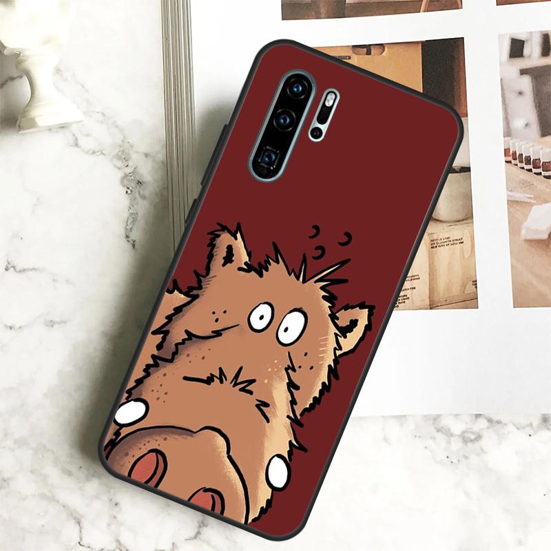 Cute Wild Boar Funny Cartoon For Huawei Nova 7i 8i 11i 12i 12s Y73 Y70 Y90 Y60 Y72 Y61 Y91 9 10 SE P40 Lite P30 Pro Case