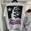 T-shirt a maniche corte larghe girocollo, nuovo stile EastRogue, per uomo e donna, taglie forti, retro e versatile, casual a mezza manica.