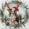 Christmas Metal Wall Art for Home Living Room Kitchen Decor
