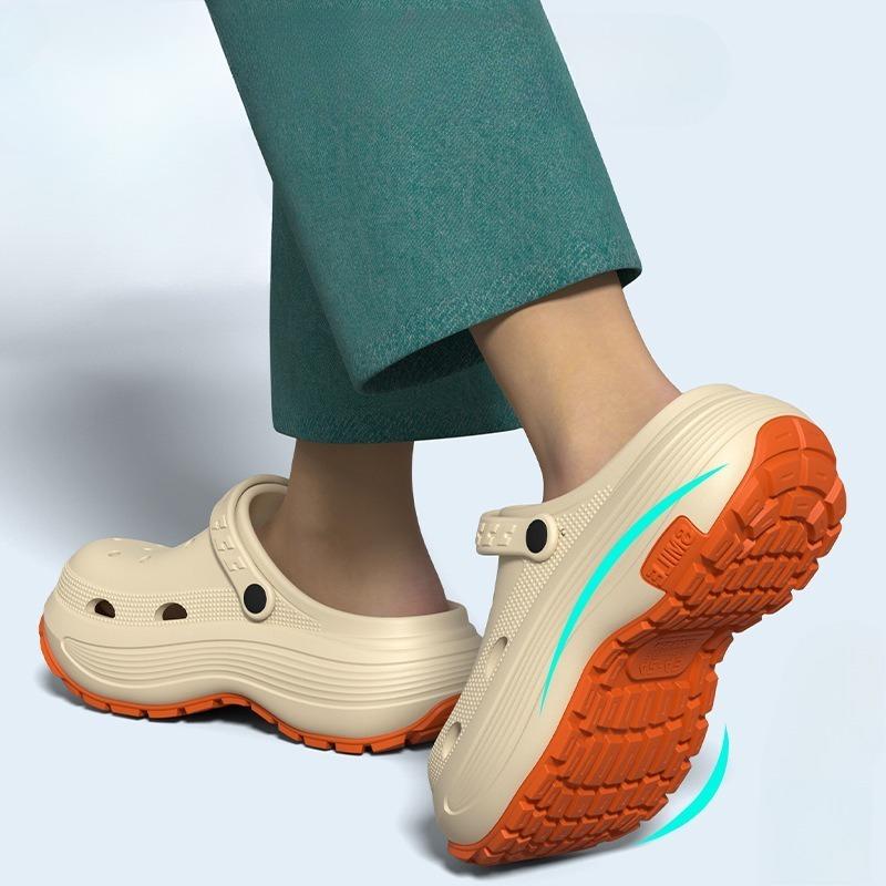 Nurse Shoes with Thick Soles, Slippers, Men's Shoes, Anti-slip and Anti-odor Properties