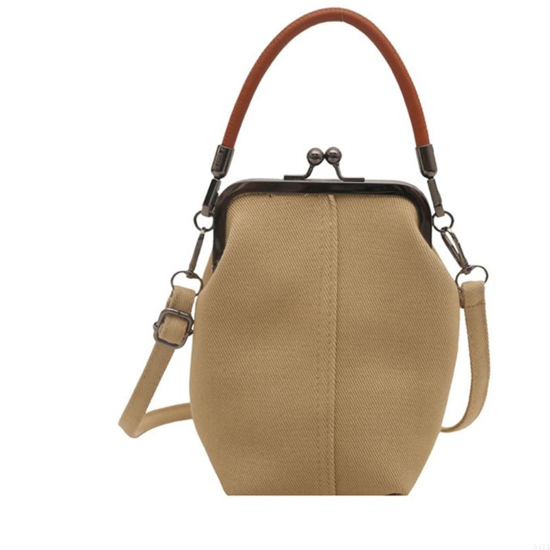 Women Shoulder Bag Kiss Lock Crossbody Bag Commuting Bag Fashion Handbag Stylish Top Handle Bag Bag Phone Bag 547A