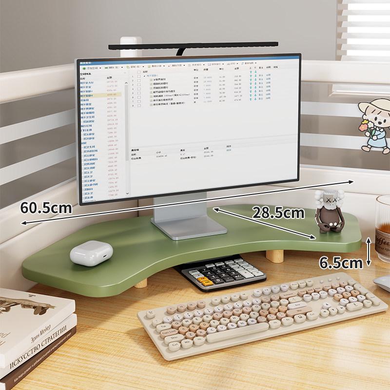 Corner Desk Riser Shelf for Monitor Support