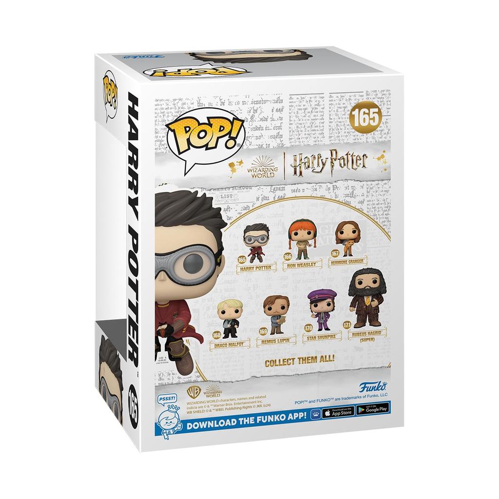 Harry Potter und der Gefangene von Askaban Harry und Quidditch Harry mit Besen Figur Funko Vinyl Harry Potter Gefangener von Askaban Funko (Quidditch)