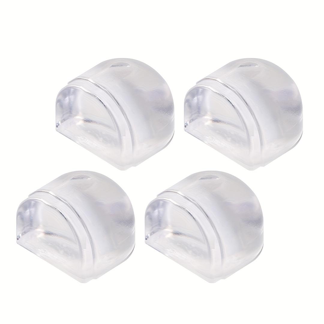 

Виниловый дверной стопор без сверления, напольный, резиновый дверной упор для ванной комнаты и за дверью, бесшумный держатель двери, аксессуар для туалета Height 30mm4 pieces