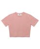 TAILOR STUDIO Taylor Basic Stretch Crop Short Sleeve Tee (Pink)