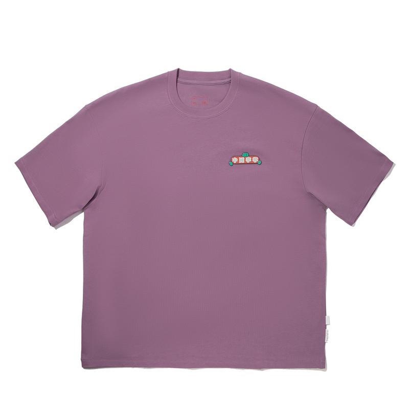 Li Ning x TAKASHA,LIANMINGKUAN T Shirt Unisex Crystal Purple AHSV807-3