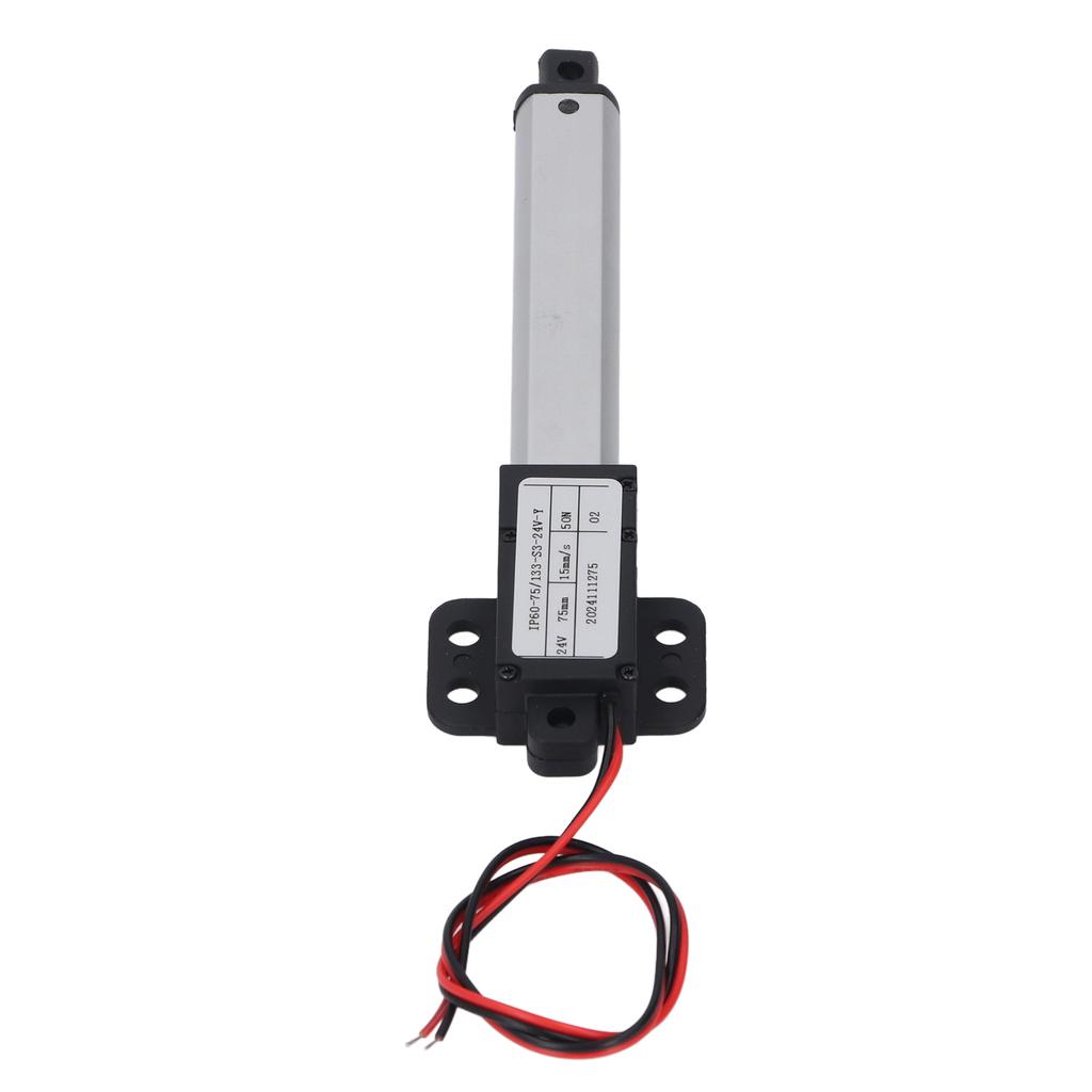 Mini lineární aktuátor s křídly 24V DC Automatický teleskopický elektrický lineární aktuátor 15mms rychlost