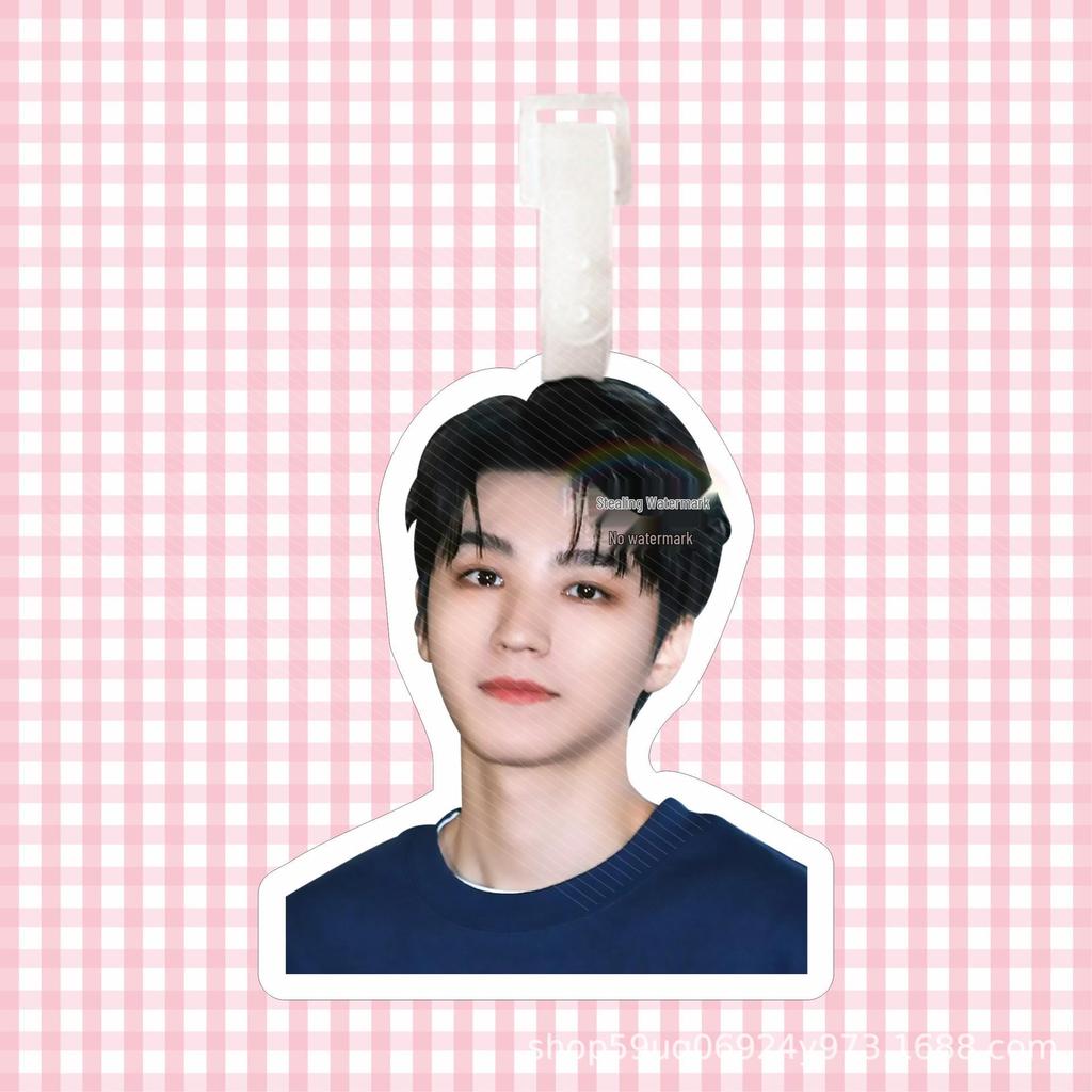 Wang Junkai Luggage Tag Backpack Pendant - Anti-Lost Key Chain and Travel Suitcase Ornament