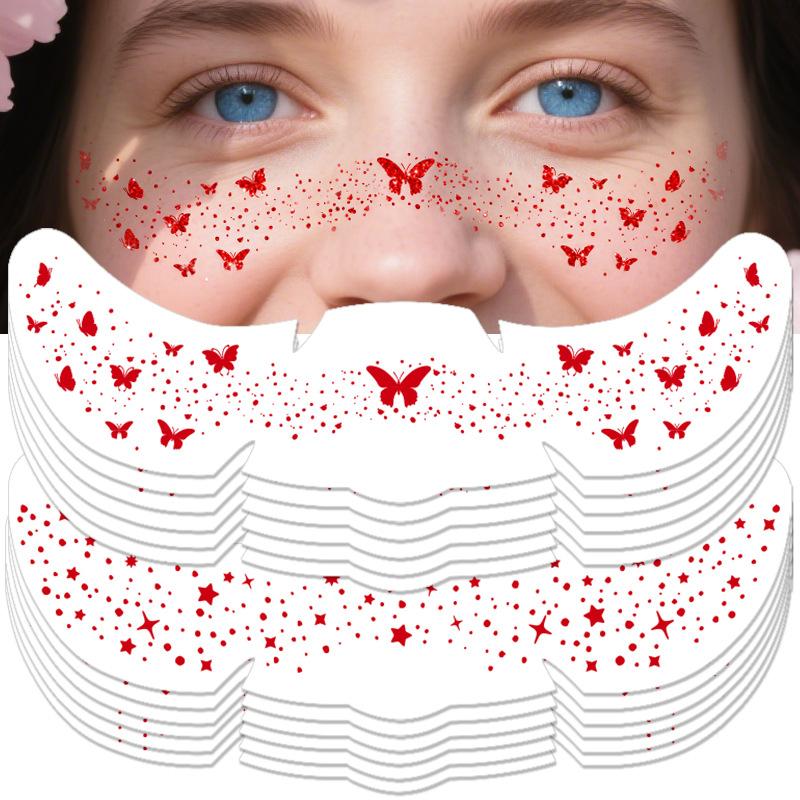 American Freckle Tattoo Stickers, Makeup Face Stickers, Waterproof, Natural Freckle Tattoo Stickers, Party Decorations, Special Face Stickers