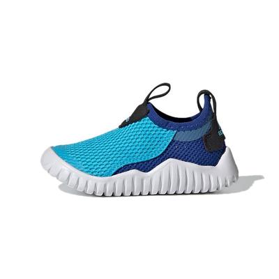 Rapidazen Summer Rdy Round Toe Comfortable Durable Breathable Low Top Running Shoes Baby Sneaker Blue White FZ3943