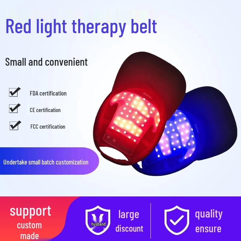 

Красный лазерный шлем для роста и укрепления волос с контролем температуры USB Model чёрный