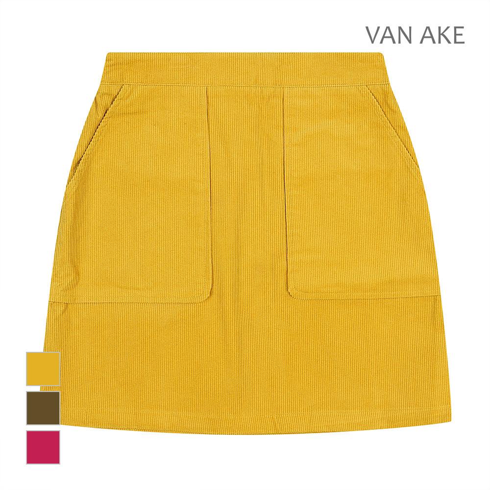 VANAKE Corduroy Pocket Mini Skirt_Vb3Xskmd03Z