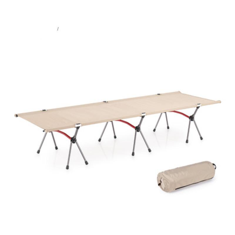 Outdoor March Aluminum Alloy Folding Bed Portable Camping Tent Single Bed Reclining Chair