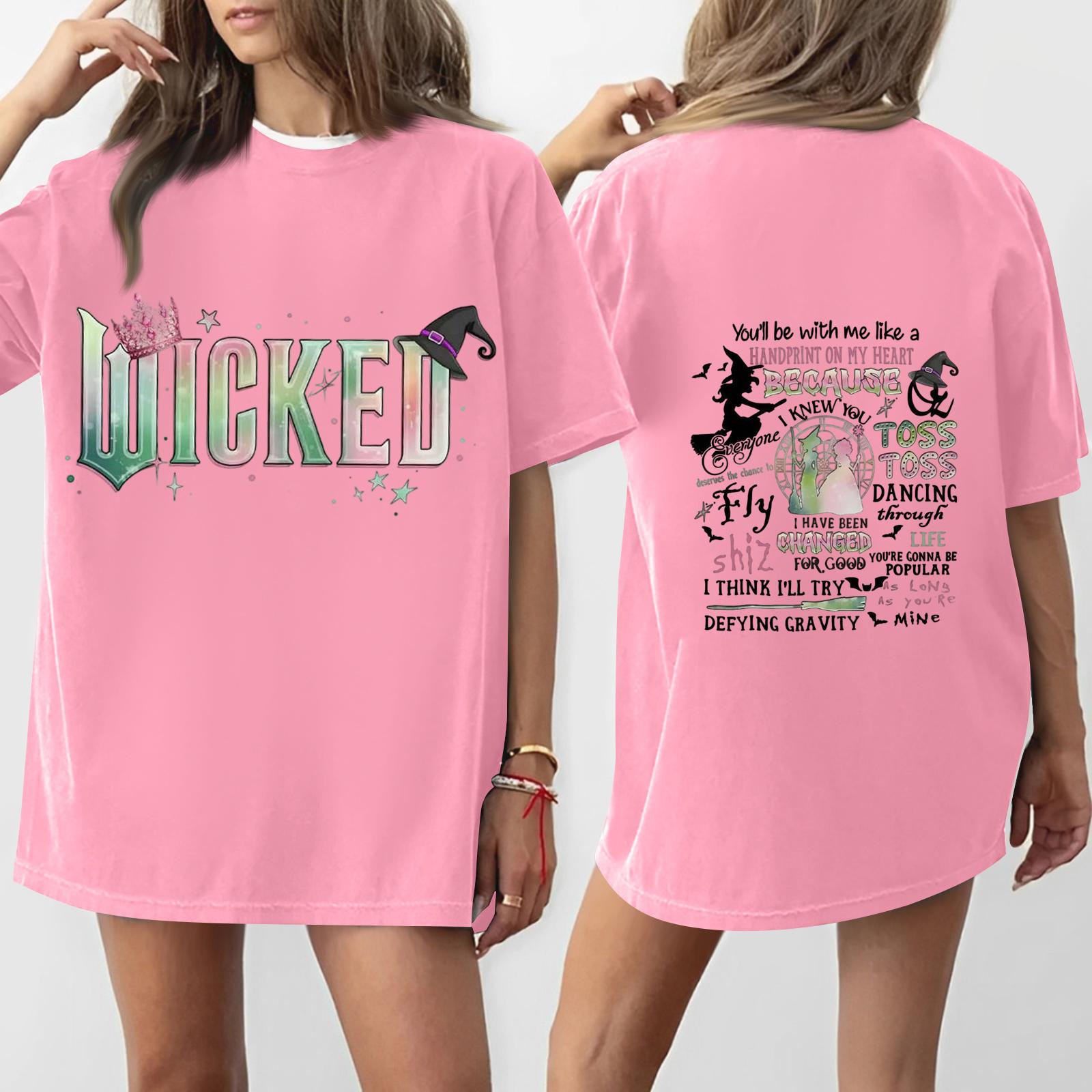 

Women s Casual Fashion Round Neck Printed Short Sleeve T-Shirt Top XXXXXL розовый