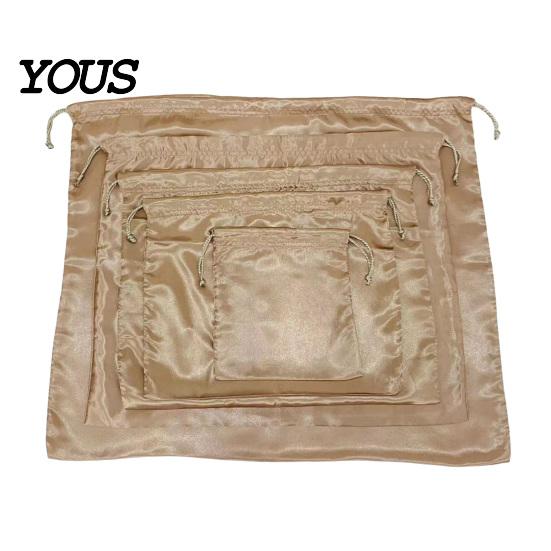 Organizing Bag for Home Storage Silk Dust Cover with Drawstring, Satin Handbag Organizer, Protective Case Delicate Purses Wear Resistant Solid