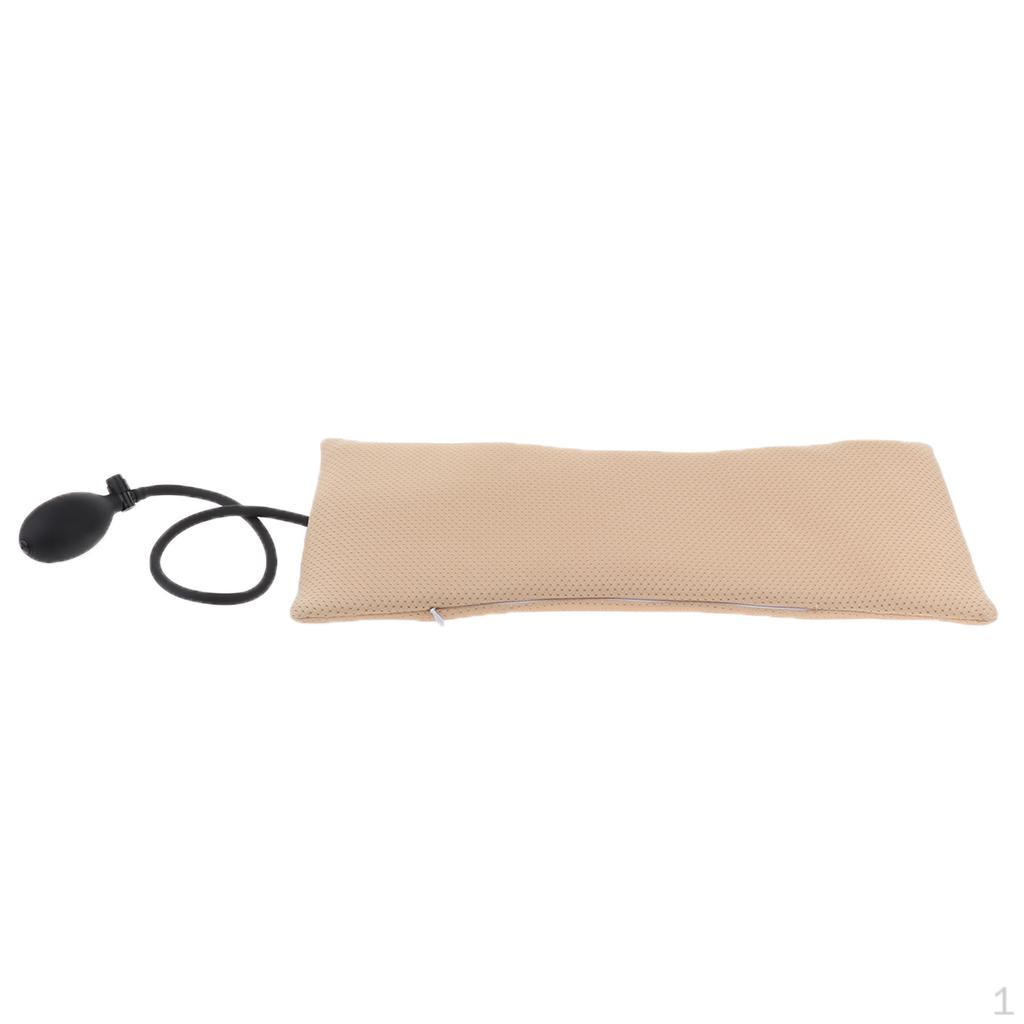 

Воздушная надувная поддержка шеи поясничной подушки для автомобиля вино красного