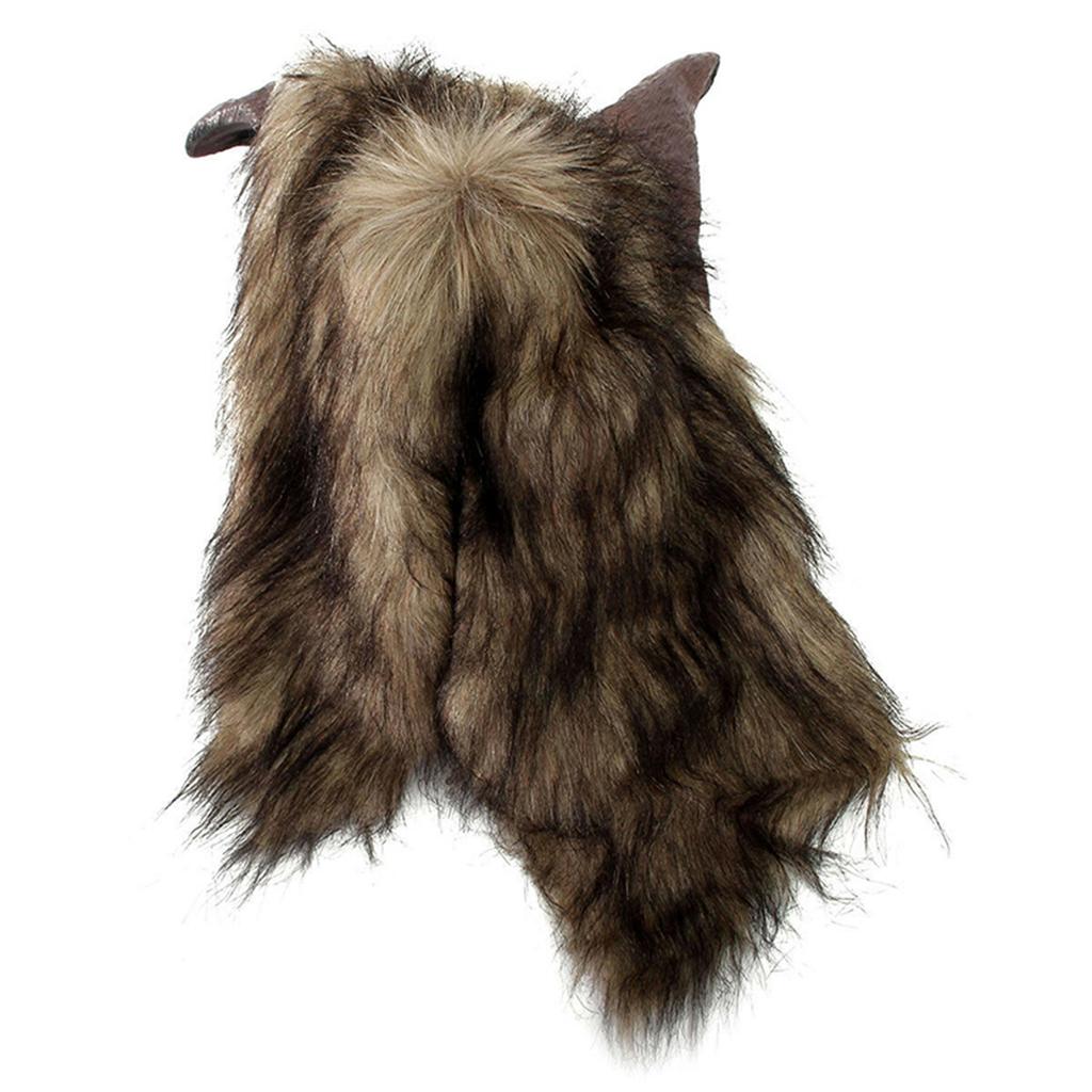 Halloween Horror Plush Wolf Gloves Mask Masquerade Halloween Party Costume Props Mask for Themed Party Supplies