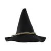 Adult Scarecrow Hat Deluxe Felt Oktoberfest Wizard Witch Hillbilly Hat Costume
