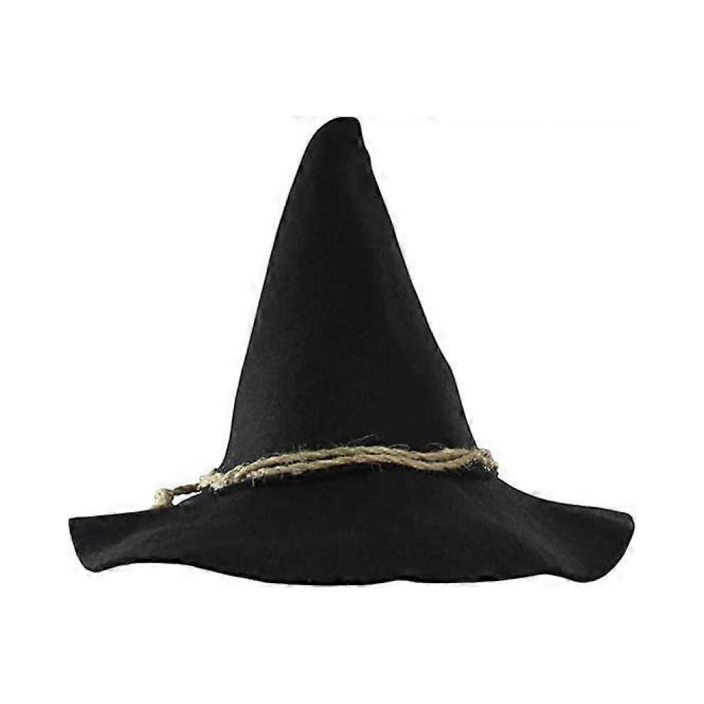 Adult Scarecrow Hat Deluxe Felt Oktoberfest Wizard Witch Hillbilly Hat Costume