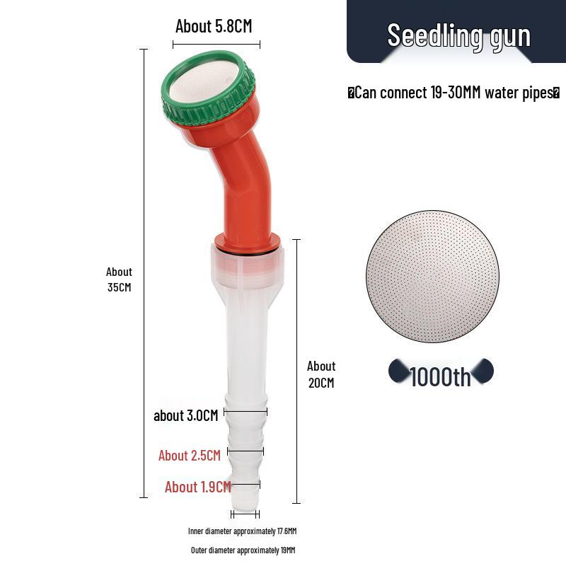 Garden Watering Sprayer Kit: Multi-Purpose Nozzle, Sprinkler, and Water Gun for Flowers, Vegetables, Greenhouse Seedlings, and Irrigation.