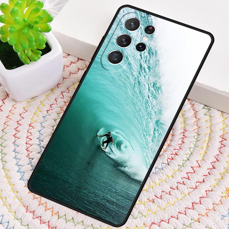 Extreme Sports Surfing Phone Case for Samsung Galaxy note 10 pro S26 Ultra S23 S24 FE S25 S21 S22 PLUS shockproof Cove