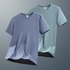 Ice Silk Short-sleeved T-shirt Solid Color Loose T-shirt Thin Large Size Breathable Men's Short-sleeved T-shirt