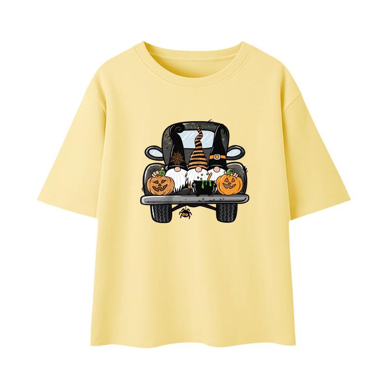 Halloween Patch 3 Gnomes Pumpkin Transfers Hoodies Parches Ropa Clothes Stickers Diy Heat Press Appliqued Patch On Clothes Arts