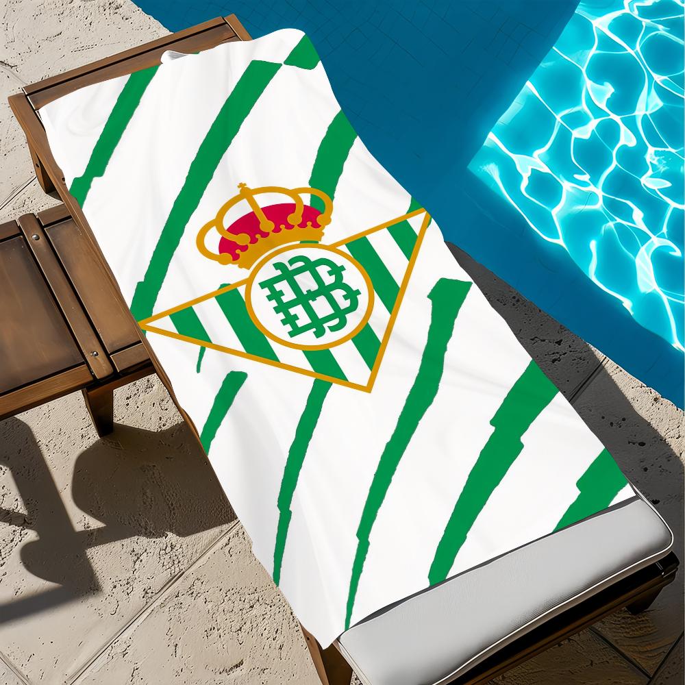 Football R-Real Towel Large Quick-Drying Microfiber soft B-Betis Beach Towel for Travel Fitness Sauna Bathing Camping