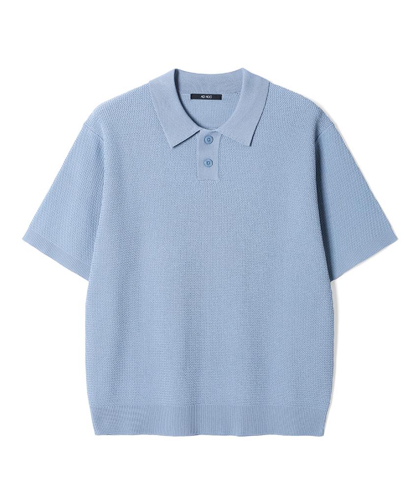 ADHOC Men'S Summer Short Sleeve Collared Knit (3 Colors) (Hc4Ska1)