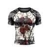 Samurai Outfit Venom New Anti Rash Jiu Jitsu Fitness Short Sleeved Home Matching Plus Size Loose T-shirt Kids Running Sports Top