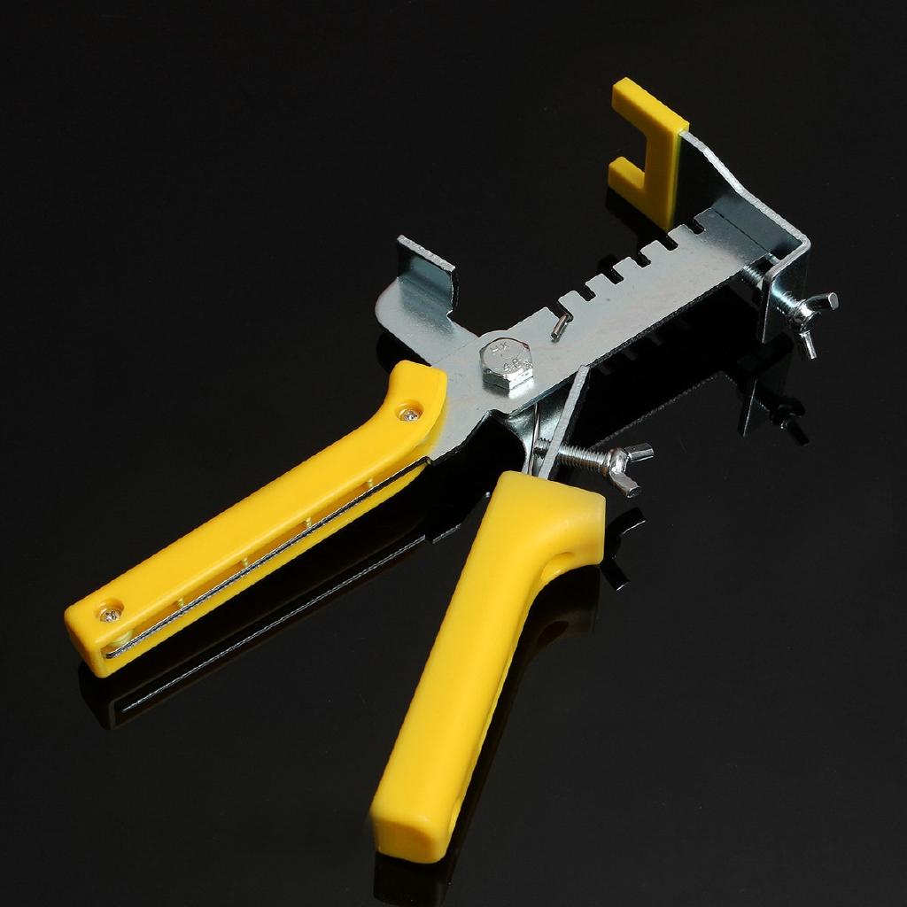 701 Kit Reusable Tile Leveling System Clips Wedges Tool Floor Wall Tiling Spacer Plastic Red and White