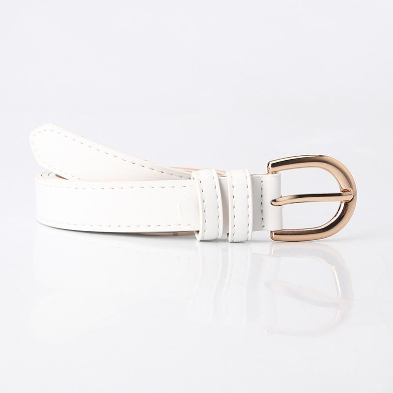 Women's Fashionable and Simple Needle-buckle Faux Leather Pu Belt, Trendy Women's Casual Jeans Belt, Women's Waist Belt