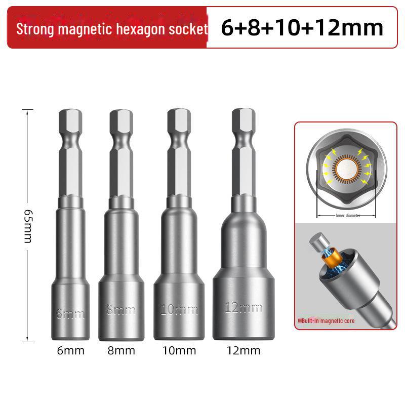 Dane Tools Magnetischer Inbusschlüssel und selbstschneidender Schraubendreher-Bohrersatz