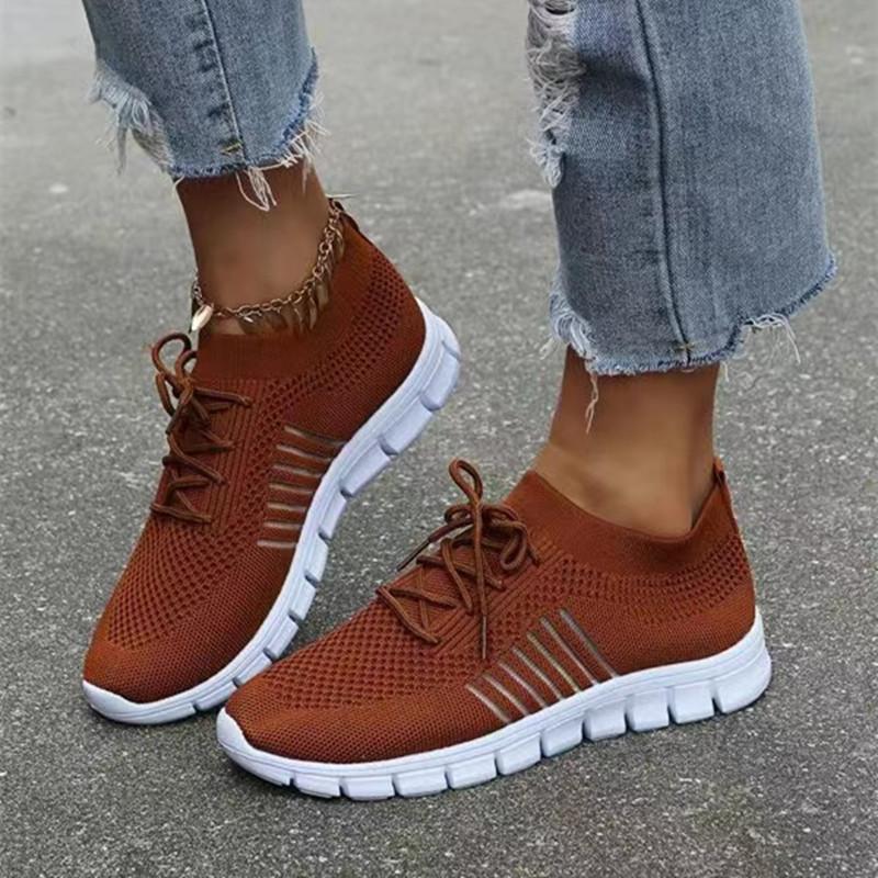 

Обувь на весну и осень. Большие размеры. Легкая женская обувь. Дышащая, мягкая, удобная подошва. 43 коричневый