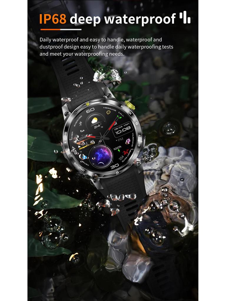 NX18Pro GPS Sports Smartwatch with Altimeter, Compass, Music Playback