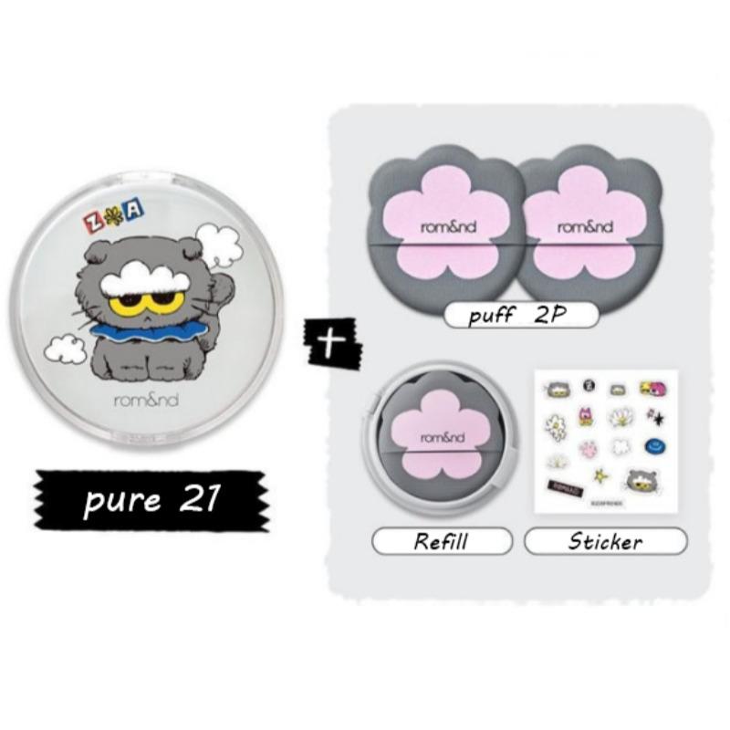 ROMAND x ZO&FRIENDS Bare Water Cushion 20г (+Сменный блок + 2 спонжа) Чистый 21 02 Pure 21