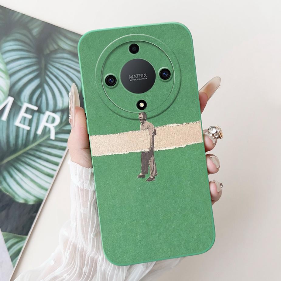 Für Honor Magic 5 Lite Hülle Honor X9A RMO-NX1 Niedliche Cartoon Bemalte Abdeckung Weiche TPU Handyhülle Für Honor Magic5 Lite HonorX9a Taschen