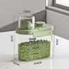 Large Capacity Sealed Grain Storage Tank - Moisture Proof Flour Rice Bucket with Pour Spout Dispenser for Dry Food