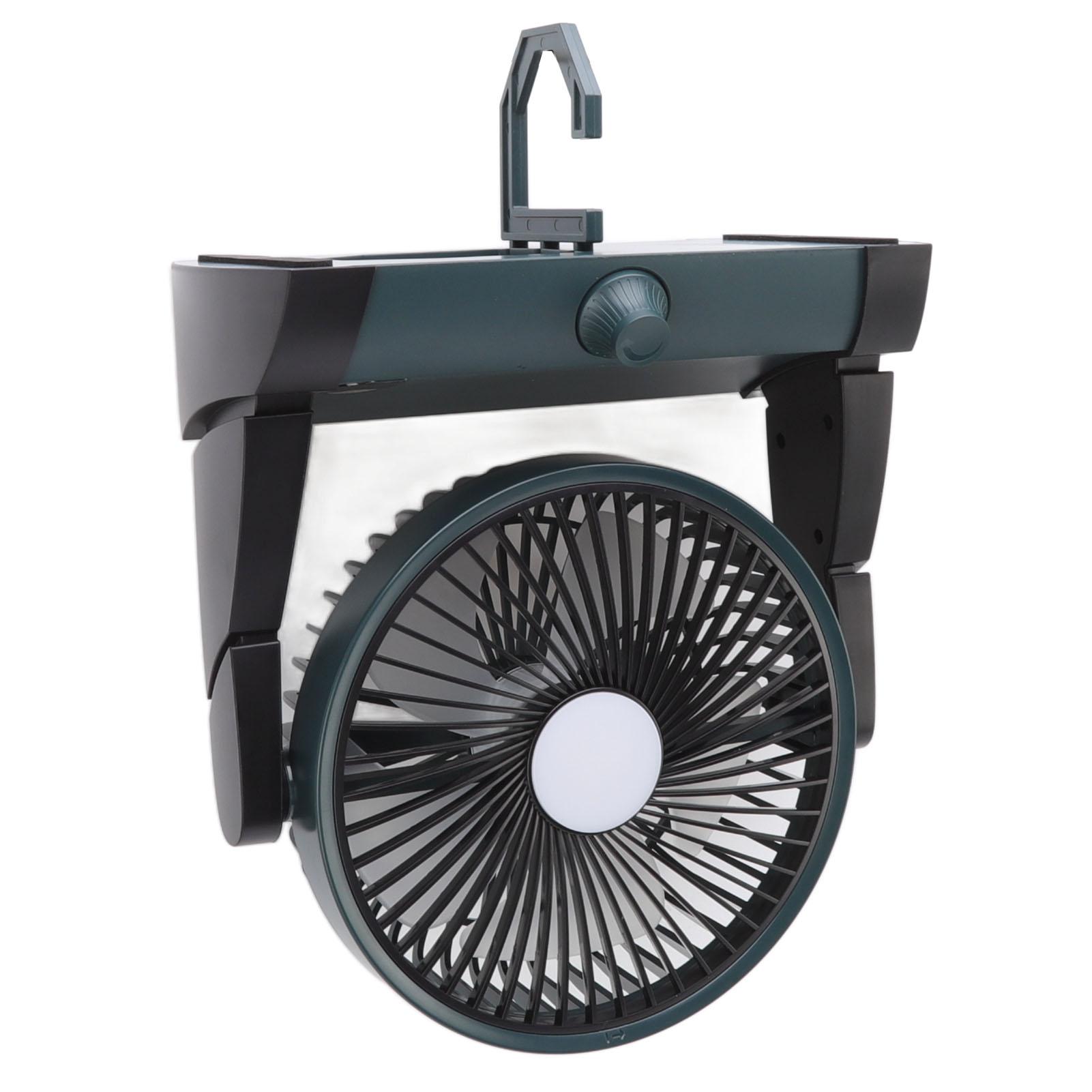 

USB маленькие настольные вентиляторы 2 уровня светодиодный бесшумный 5000 мАч аккумуляторный портативный настольный вентилятор для дома зелёный