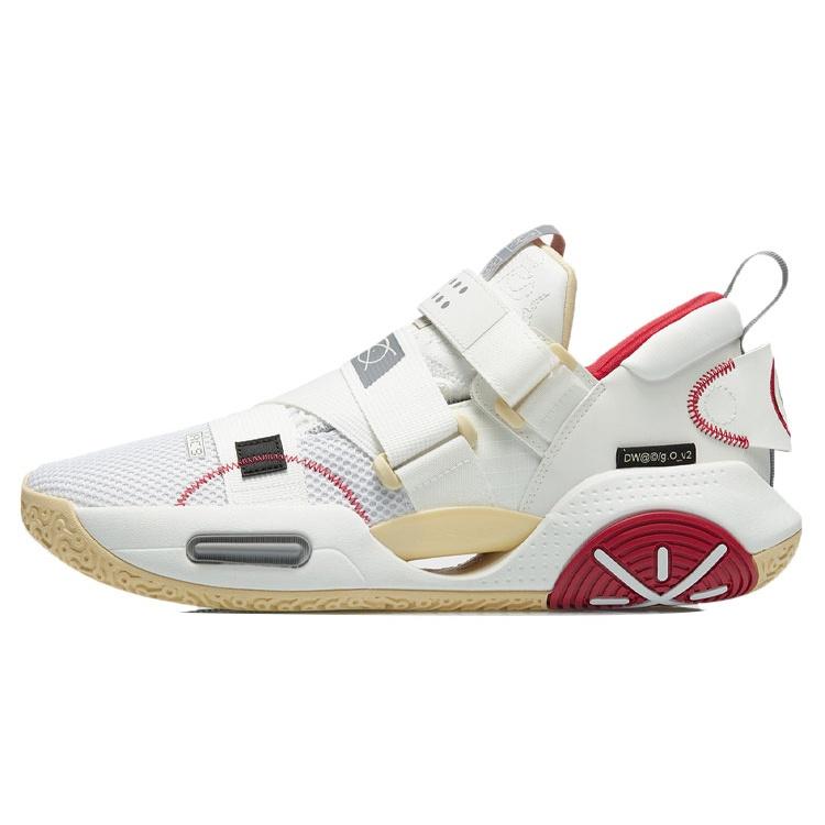 Li-Ning Wade All City 9 v2  White Red  Men s ABAR049-5 EU 40⅓