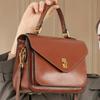 2025 Genuine Leather Vegetable Tanned Leather New High-end Simple Fashionable Elegant Women's Bag Handbag Shoulder Crossbody Messenger Bag