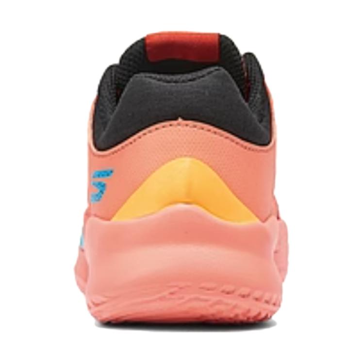 Skechers Skx Court Hype Comfortable Versatile Non-Slip Durable Low-Top Kids Basketball Shoes Kids sneaker Orange Red 406069L-ORMT